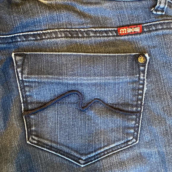 Mavi Straight-leg Stretch Dark Denim Jeans size 30 - Picture 5 of 6